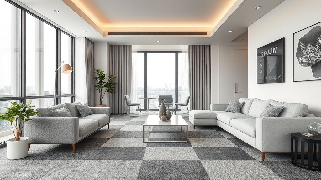 Pros and Cons of Carpet Tiles vs. Broadloom Carpets