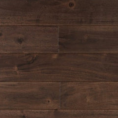 Asian Walnut Solid Hardwood Floor Hand Scraped Dusky