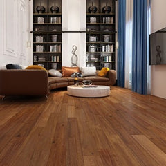 Asian Walnut Solid Hardwood Floor Hand Scraped Paragon