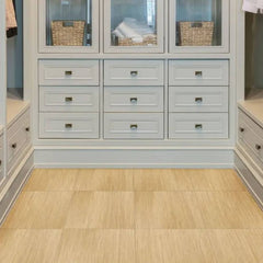 Perfection Classic Wood Pattern Luxury Vinyl Tile Floating Floors  Birch Room