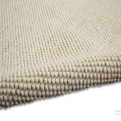 Calvin Klein Beach Rectangle Area Rug Textured Dots Cream Made in India