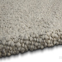 Calvin Klein Contemporary Solid Rectangle Area Rug Riverstone Grey Ivory Made in India