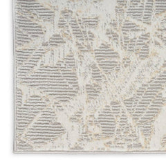 Calvin Klein Modern Abstract Rectangle Area Rug Rush Grey Ivory CK956 Made in Turkey