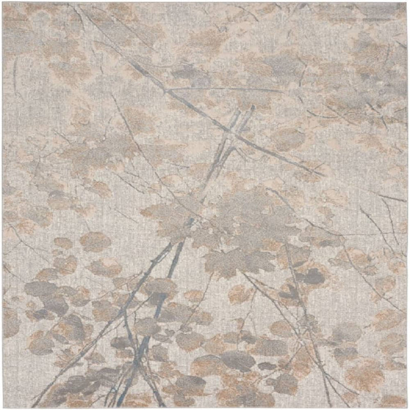 Calvin Klein Modern Abstract Rectangle Area Rug Rush Grey Multicolor CK957 Made in Turkey