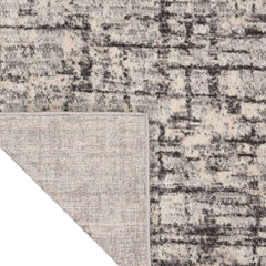 Calvin Klein Modern Abstract Rectangle Area Rug Rush Ivory Grey CK952 Made in Turkey