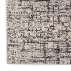 Calvin Klein Modern Abstract Rectangle Area Rug Rush Ivory Grey CK952 Made in Turkey