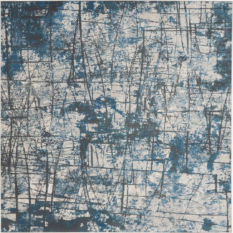 Calvin Klein Modern Abstract Rectangle Area Rug Vapor CK972 Made In Turkey