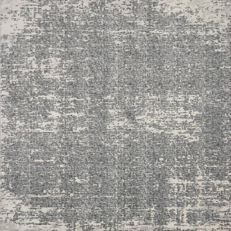 Calvin Klein Modern Abstract Rectangle Area Rug Vapor Ivory Black CK971 Made in Turkey