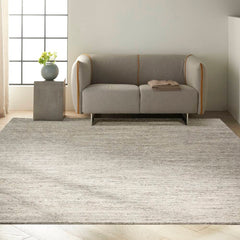 Calvin Klein Modern Solid Rectangle Area Rug Kathmandu Grey Made in India