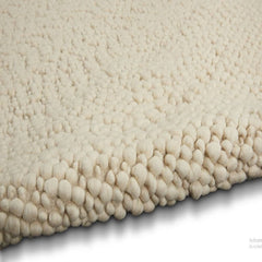 Calvin Klein Contemporary Solid Rectangle Area Rug Riverstone Ivory Made in India