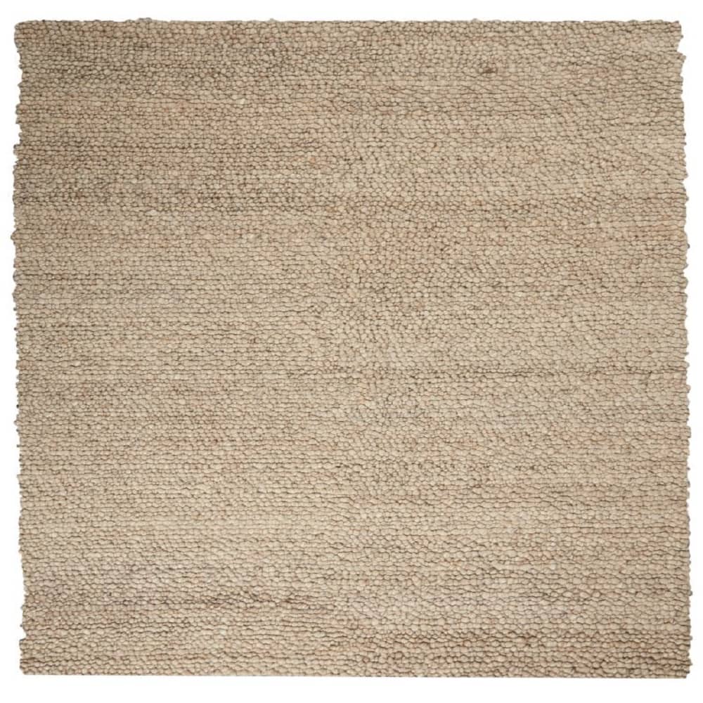Calvin Klein Contemporary Solid Rectangle Area Rug Riverstone Mocha Made in India