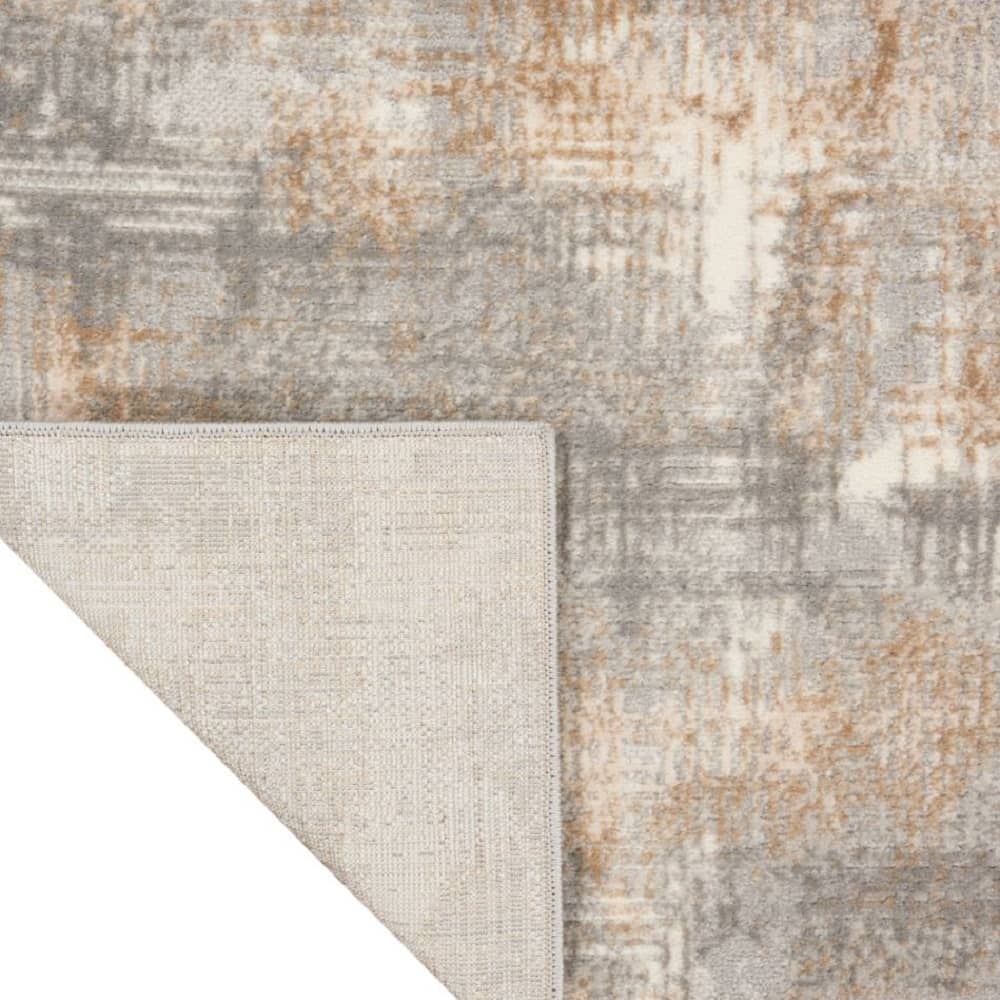Calvin Klein Modern Abstract Rectangle Area Rug Rush Grey Beige CK951 Made in Turkey