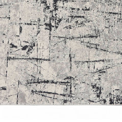 Calvin Klein Modern Abstract Rectangle Area Rug Vapor Ivory Grey CK972 Made In Turkey