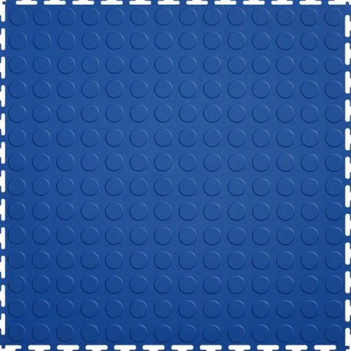 Perfection Coin Luxury Vinyl Tile Floating Floor Blue
