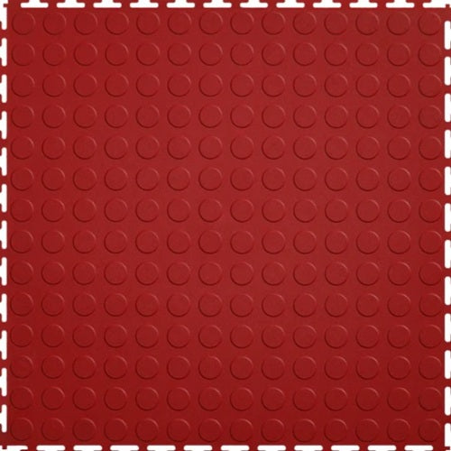 Perfection Coin Luxury Vinyl Tile Floating Floor Red