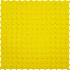 Perfection Coin Luxury Vinyl Tile Floating Floor Yellow