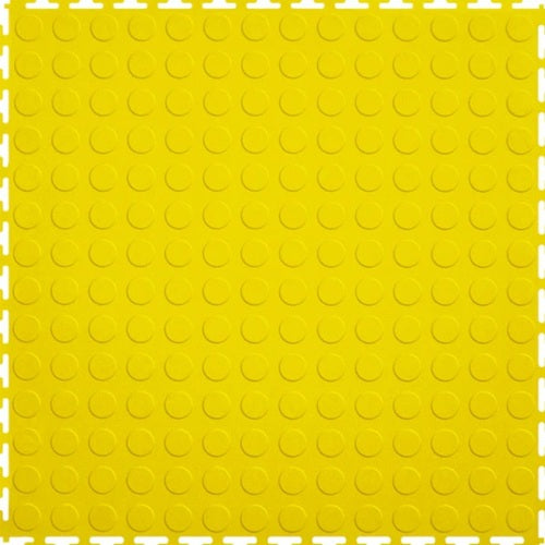 Perfection Coin Luxury Vinyl Tile Floating Floor Yellow
