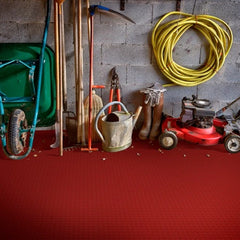 Perfection Coin Luxury Vinyl Tile Floating Floor Red