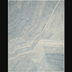 DKNY Modern Abstract Pattern Rectangle Area Rug Pure Angles Made in India
