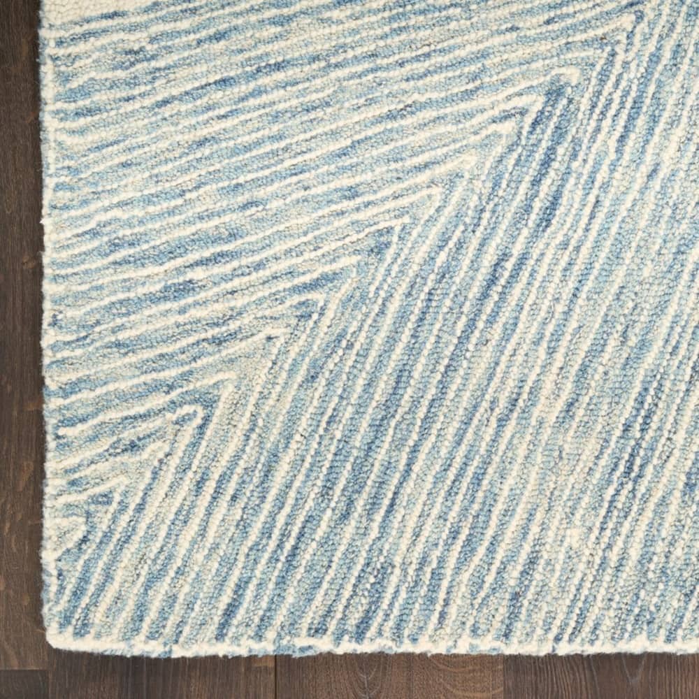DKNY Modern Abstract Pattern Rectangle Area Rug Pure Angles Made in India