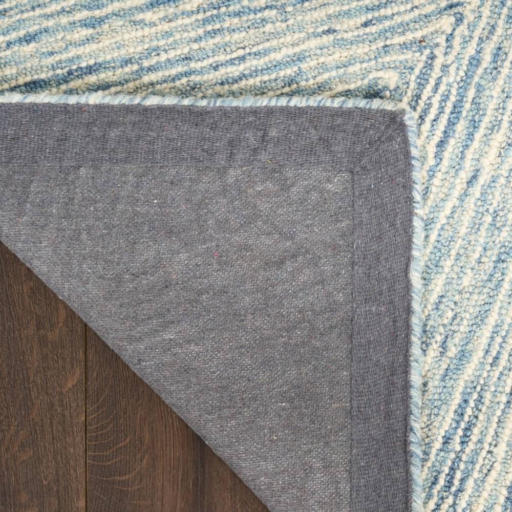 DKNY Modern Abstract Pattern Rectangle Area Rug Pure Angles Made in India
