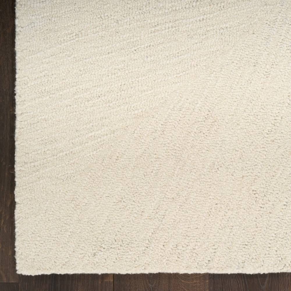 DKNY Modern Geometric Pattern Area Rug Pure Angles Ivory Made in India