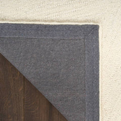 DKNY Modern Geometric Pattern Area Rug Pure Angles Ivory Made in India