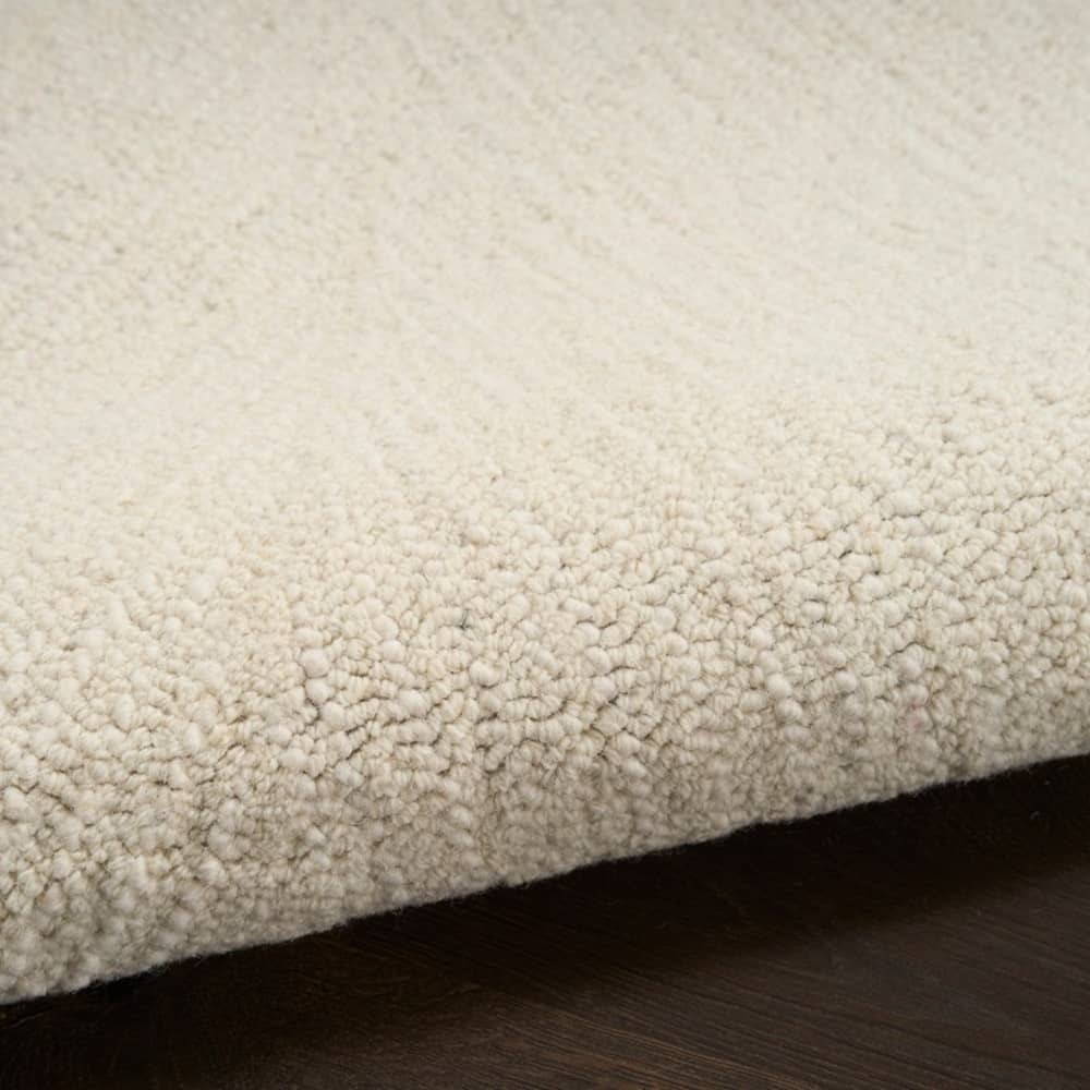 DKNY Modern Geometric Pattern Area Rug Pure Angles Ivory Made in India