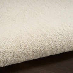 DKNY Modern Geometric Pattern Area Rug Pure Angles Ivory Made in India