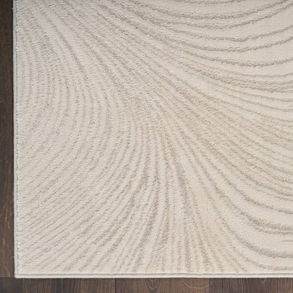 DKNY Stylish Abstract Rectangle Area Rug Central Park West Beige Made in Turkey