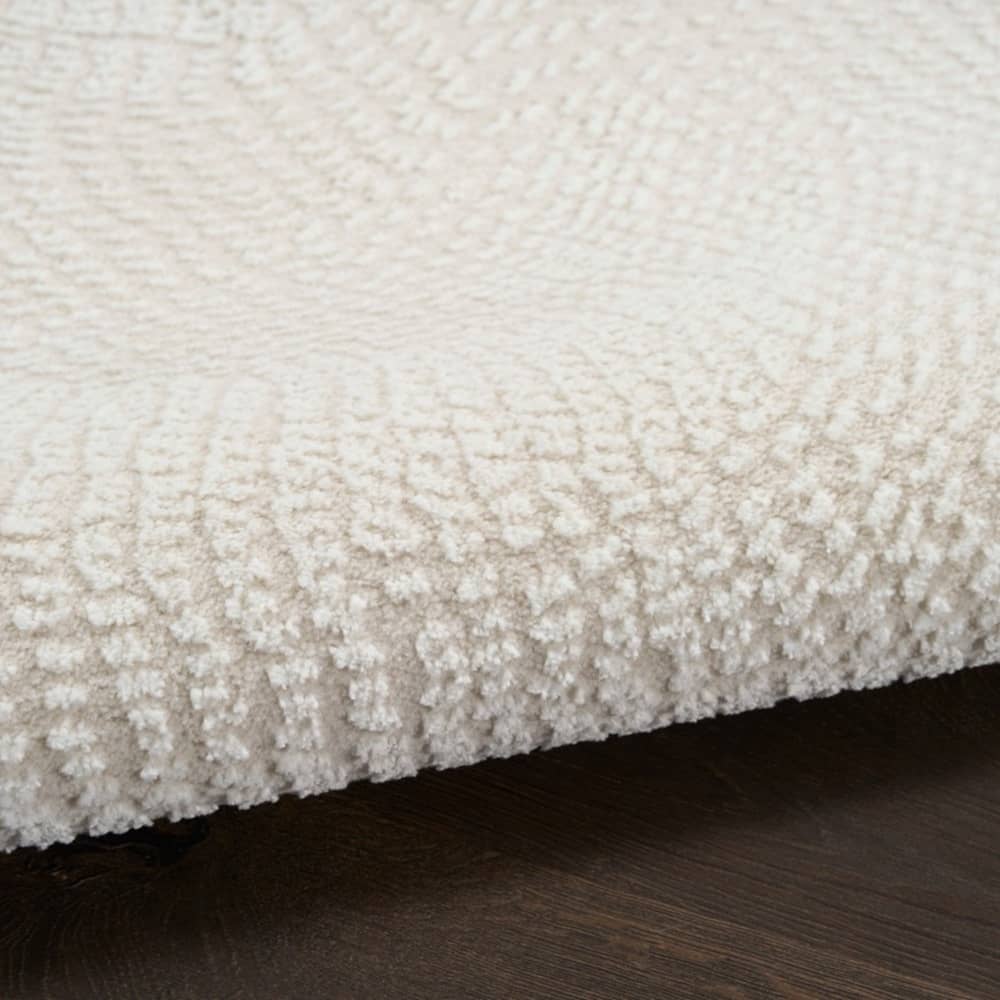 DKNY Stylish Abstract Rectangle Area Rug Central Park West Ivory Made in Turkey