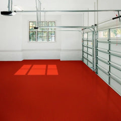Perfection Diamond Plate Luxury Vinyl Tile Floating Floor Red