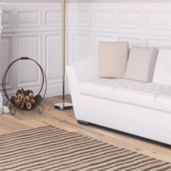 Echelon Vintage Charm Engineered American Hickory Floor Whisper White Room