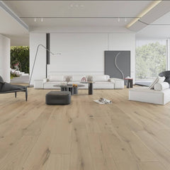 Enchanted European Oak Engineered Wide Plank Hardwood Floor - Glacier  Room