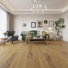 Enchanted European Oak Engineered Wide Plank Hardwood Floor - Rivers Edge Room