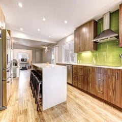 GreenHaven Smooth Eucalyptus Floor Tupelo Honey  Wide Plank Room