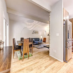 GreenHaven Smooth Eucalyptus Floor Tupelo Honey  Wide Plank Room