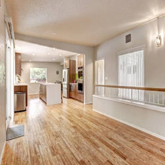 GreenHaven Smooth Eucalyptus Floor Tupelo Honey  Wide Plank Room