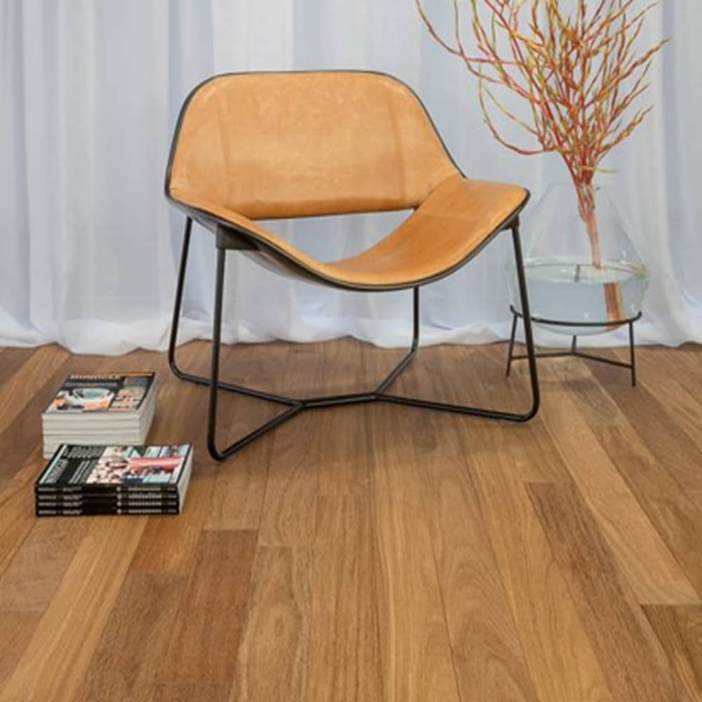 Indusparquet Premium Solid Hardwood Floor Brazilian Chestnut Wire-brushed Natural