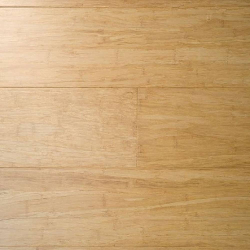 MFH GreenHaven Smooth Bamboo Floor Natural Wide Plank Radiant Heating Compatible