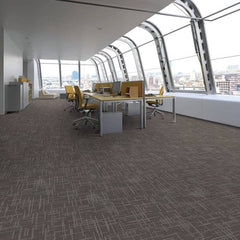 Matrexx Framework  Stain Resistant Carpet Tile Chestnut