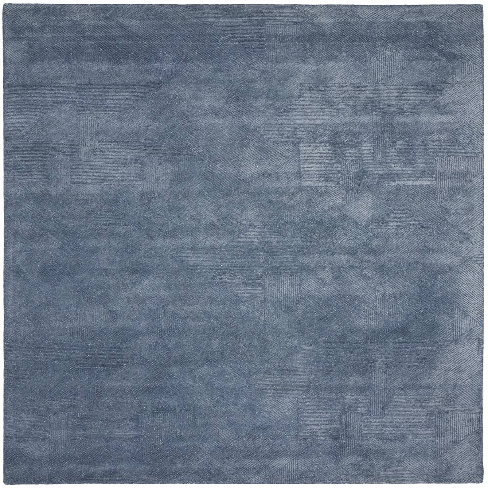Michael Amini Modern Abstract Rectangle Area Rug Ma30 Star Blue SMR01 Made In India