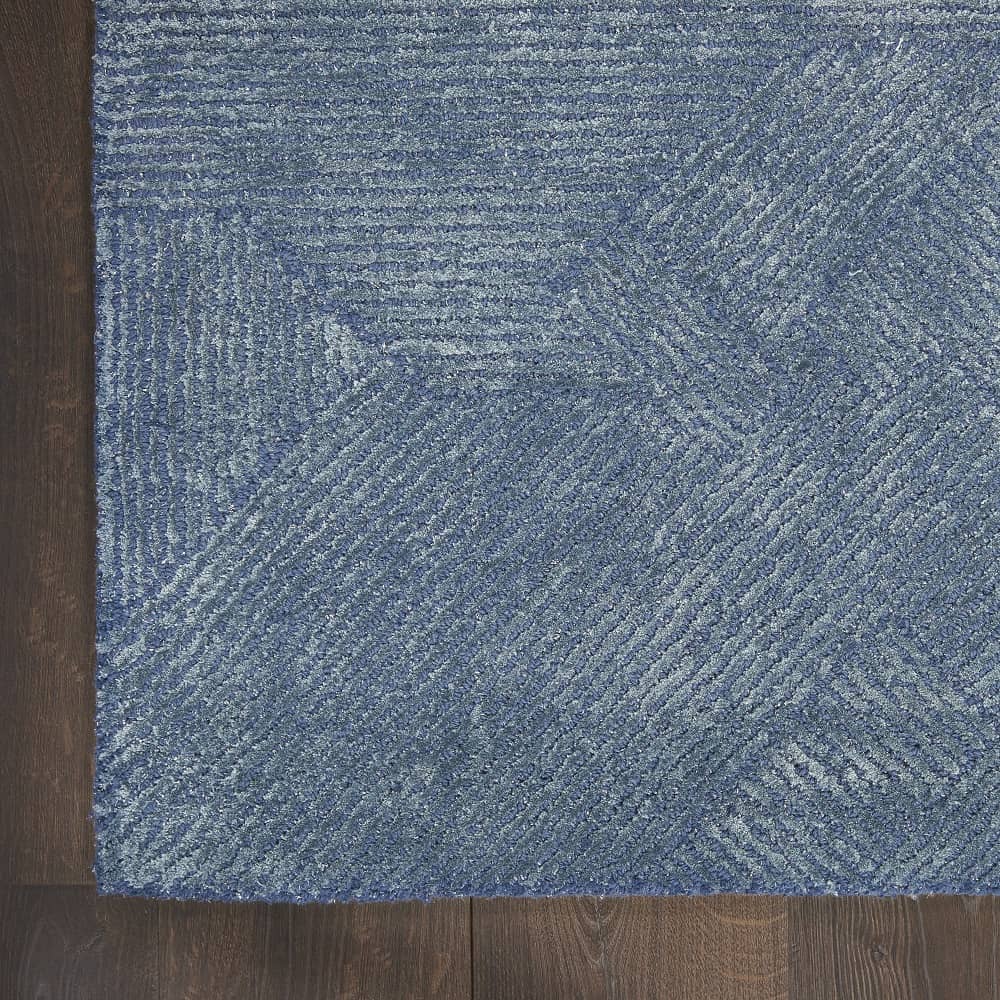 Michael Amini Modern Abstract Rectangle Area Rug Ma30 Star Blue SMR01 Made In India