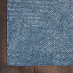 Michael Amini Modern Abstract Rectangle Area Rug Ma30 Star Blue SMR01 Made In India
