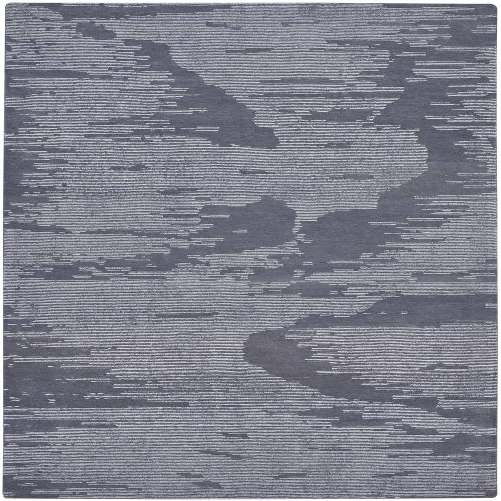 Michael Amini Modern Abstract Rectangle Area Rug Ma30 Star Blue SMR02 Made In India
