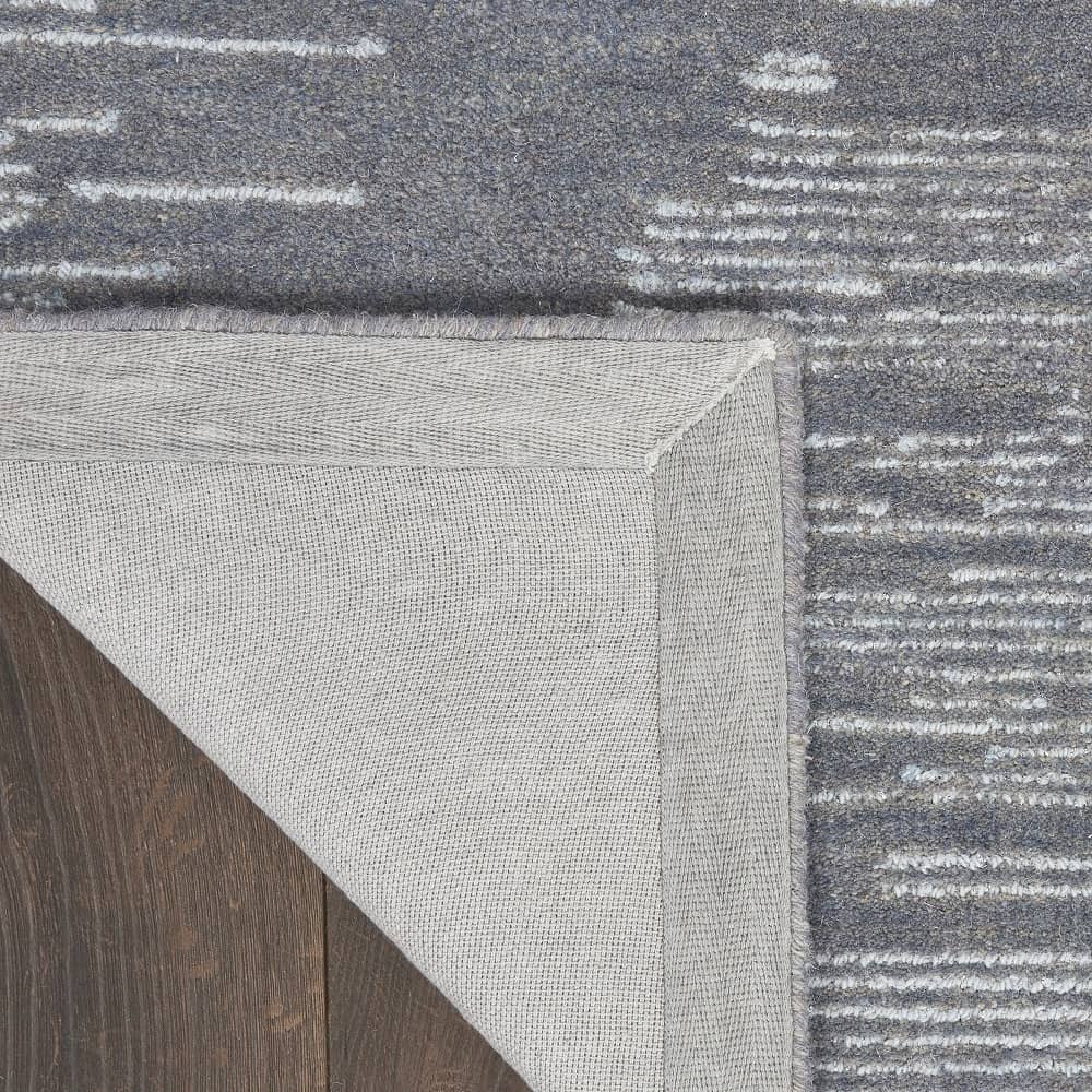 Michael Amini Modern Abstract Rectangle Area Rug Ma30 Star Blue SMR02 Made In India