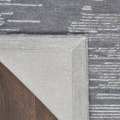 Michael Amini Modern Abstract Rectangle Area Rug Ma30 Star Blue SMR02 Made In India