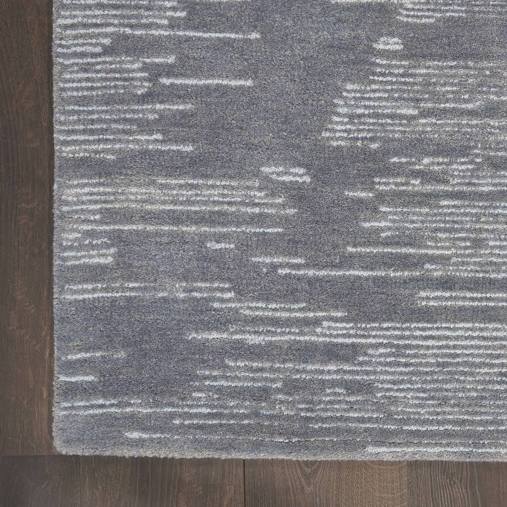 Michael Amini Modern Abstract Rectangle Area Rug Ma30 Star Blue SMR02 Made In India