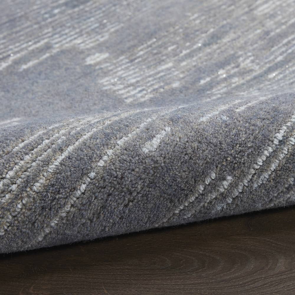 Michael Amini Modern Abstract Rectangle Area Rug Ma30 Star Blue SMR02 Made In India