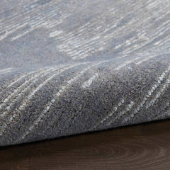 Michael Amini Modern Abstract Rectangle Area Rug Ma30 Star Blue SMR02 Made In India